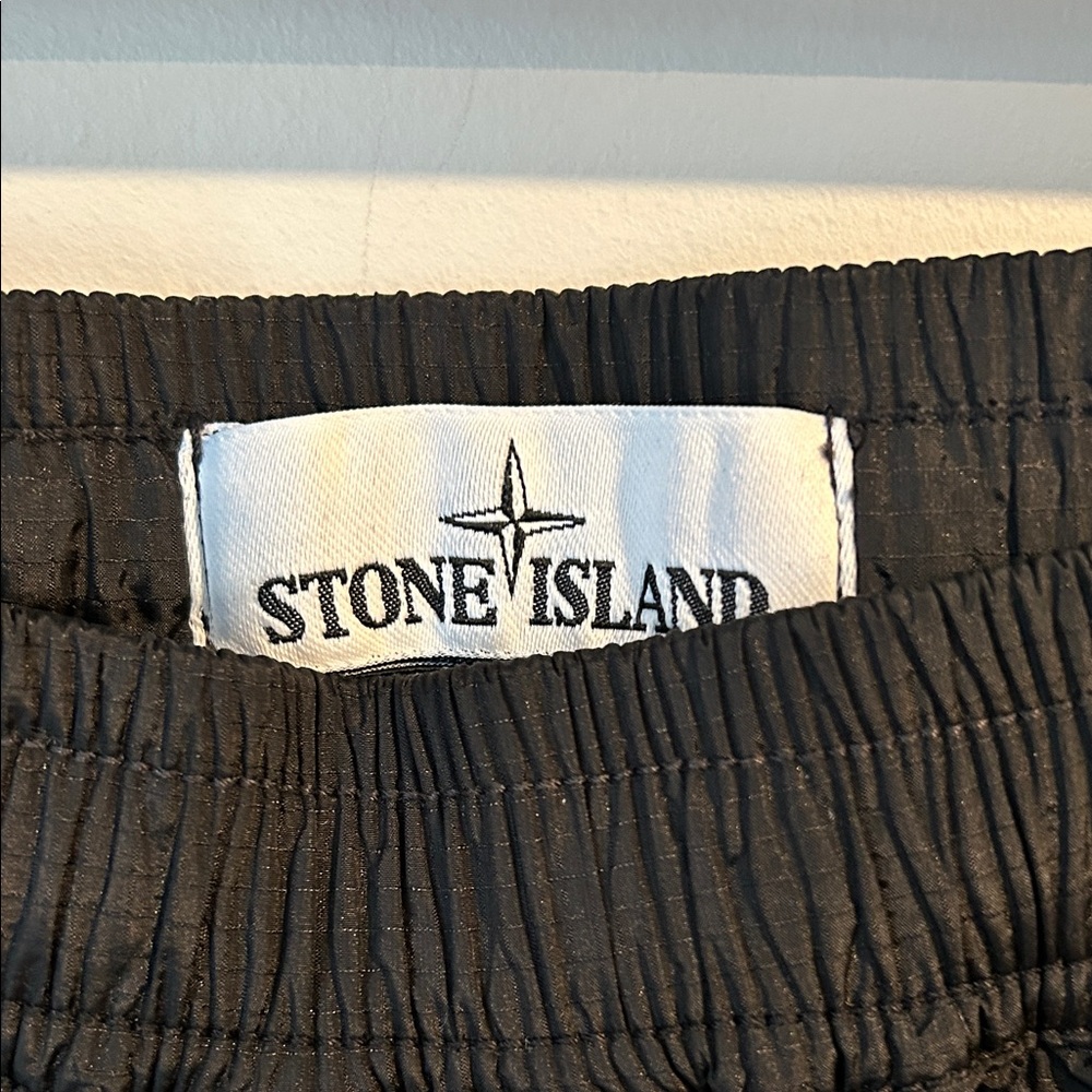Stone Island Black Track Pants - Picture 3 of 9